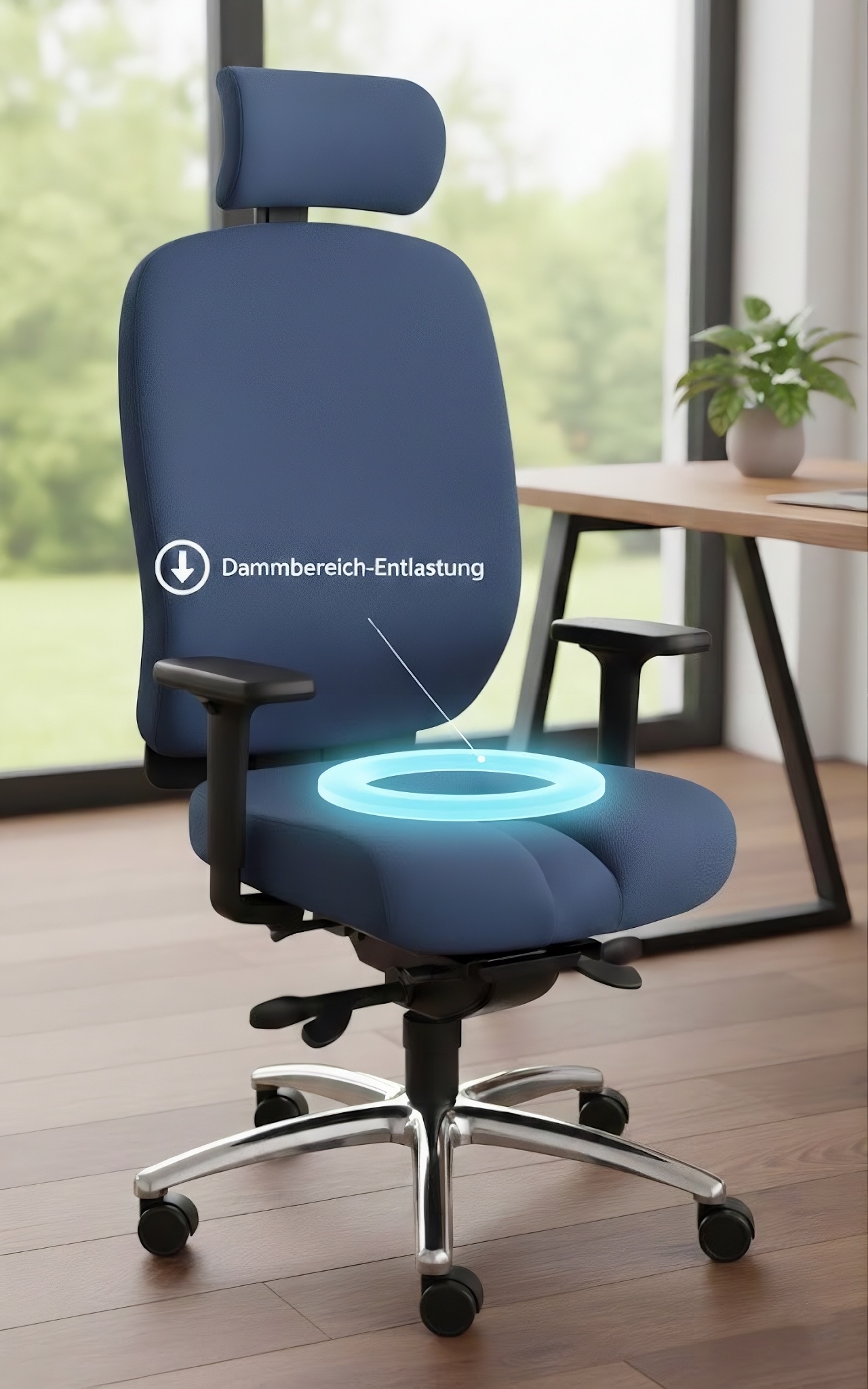 Office - Bürostuhl bei Prostataerkrankung 