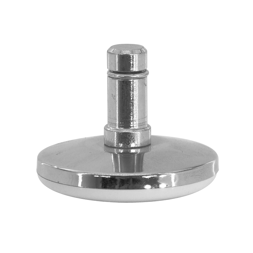 Bürostuhlgleiter verchromt