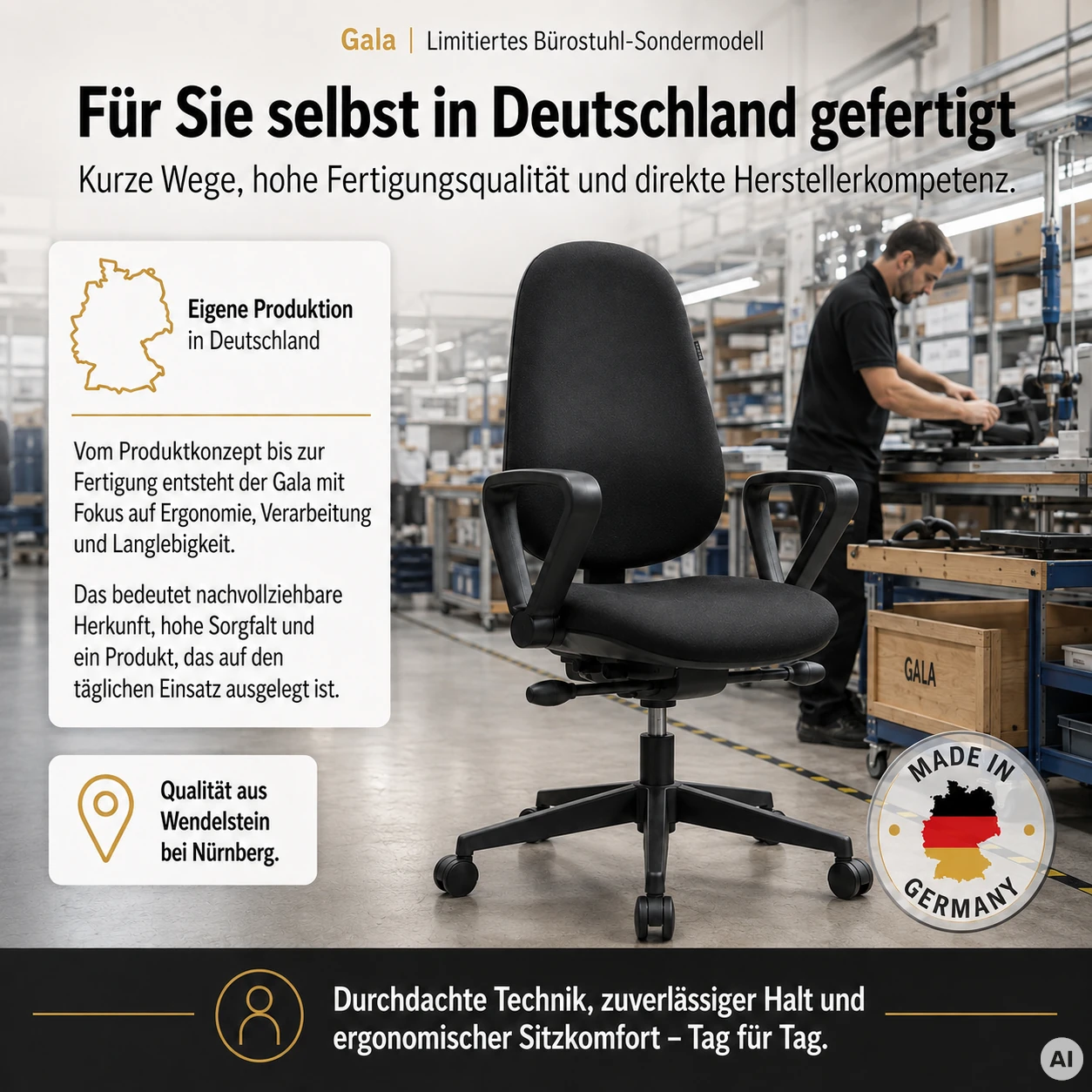 Gala - Limitiertes Bürostuhl Sondermodell
