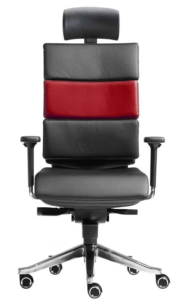 Paradise L mit Kopfstütze - Bürostuhl mit Polster