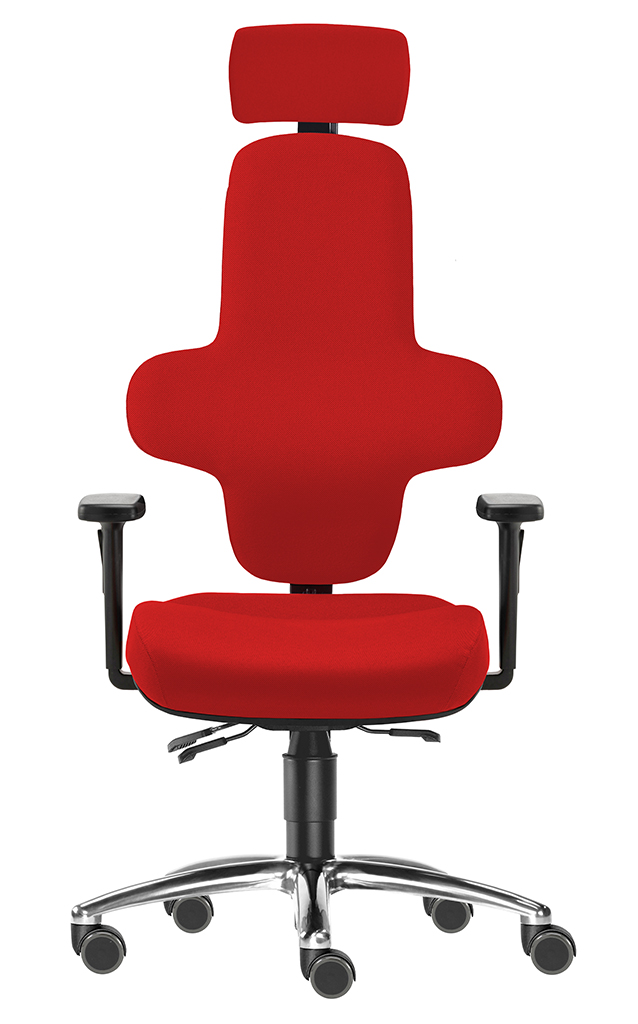 Air L mit Kopfstütze - Bürostuhl mit Kreuzrückenlehne