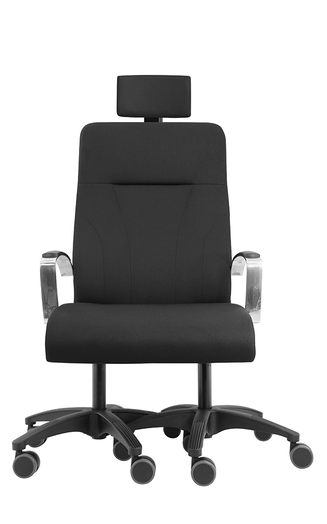 EXA Hochlehner mit Kopfstütze - Ergonomischer XXL-Bürostuhl