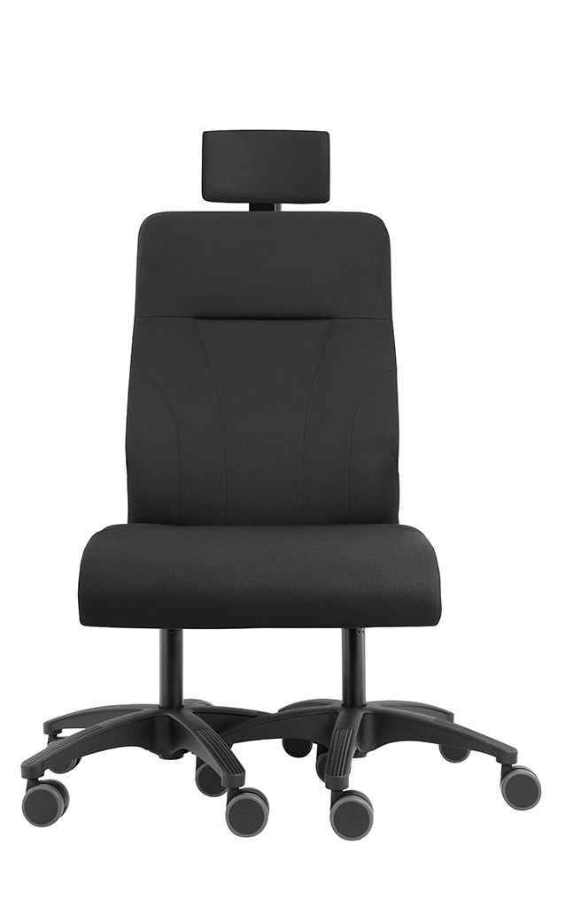 EXA Hochlehner mit Kopfstütze - Ergonomischer XXL-Bürostuhl