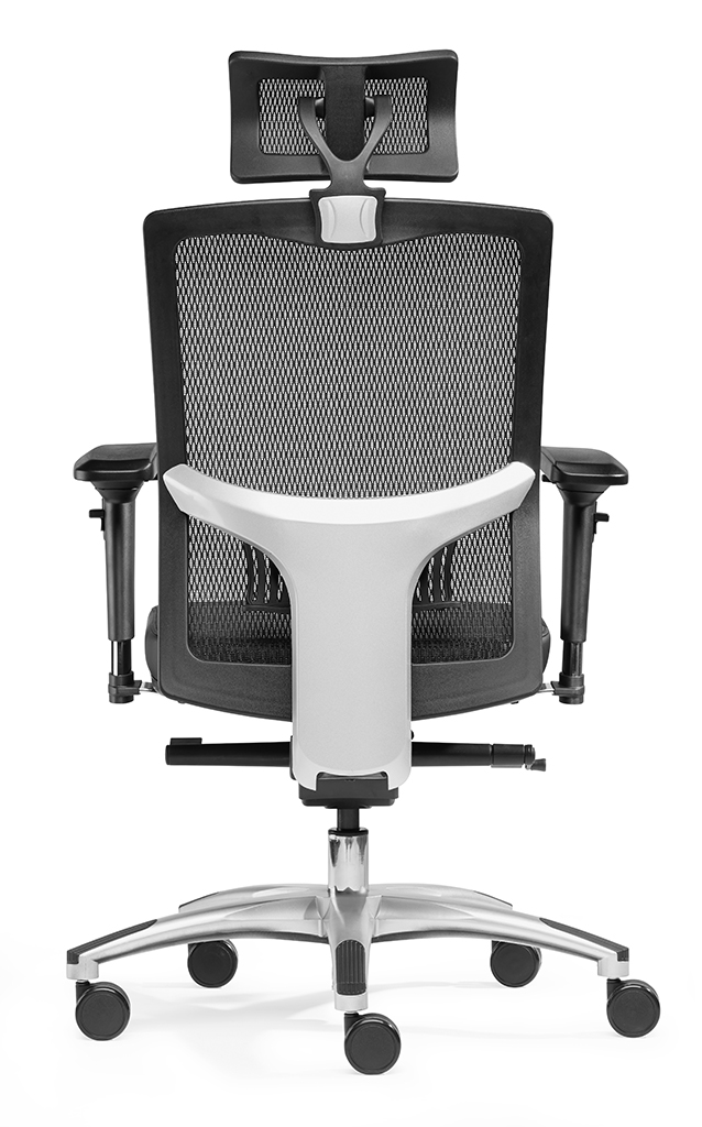 Liberty L mit Kopfstütze - Allrounder Netz-Bürostuhl