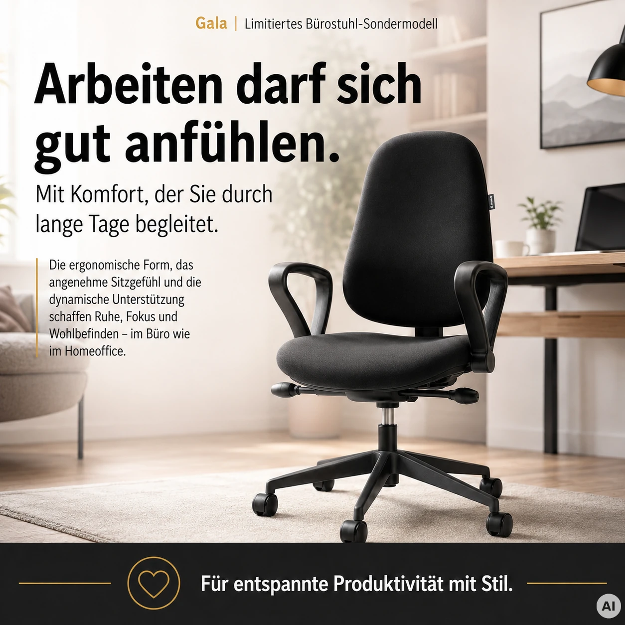 Gala - Limitiertes Bürostuhl Sondermodell
