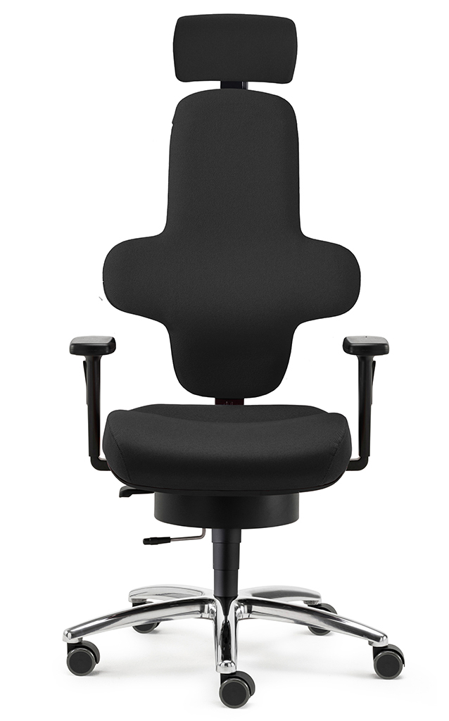 Air L mit Kopfstütze - Bürostuhl mit Kreuzrückenlehne