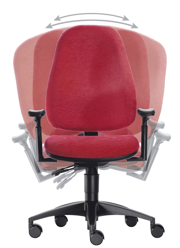 Lady Fitness - Ergonomischer Frauen-Drehstuhl